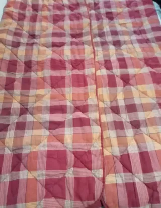 Trapunta invernale lettino a quadri