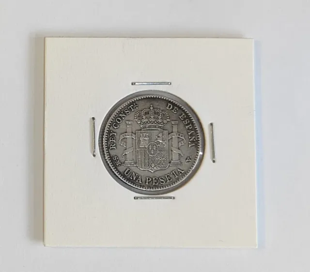 MONETA SPAGNOLA 1 PESETA ALFONSO XIII 1903 MBC.