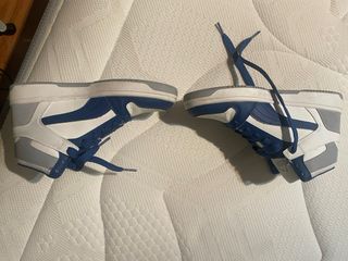 Zapatillas Puma Basket Bota Niño Azul/Blanco