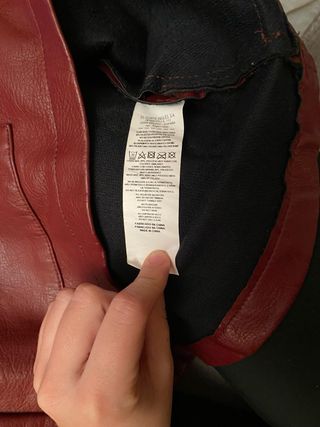 Peto cuero EASY WEAR talla M