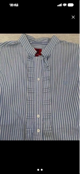 Camisa Pedro del Hierro Rayas Azul/Blanco