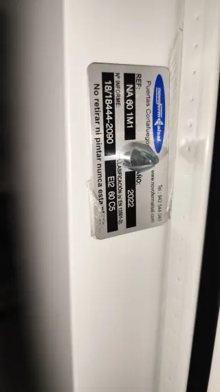 Marco de puerta cortafuegos (NA 60 1M1)