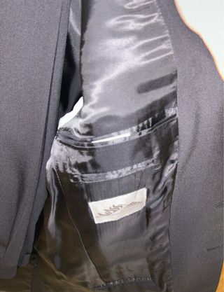 Traje Negro Corte Inglés