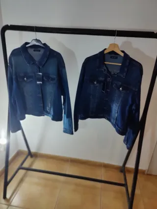 Lote 3 cazadoras 2 pantalones Sra curvy