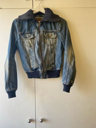 Chaqueta tejana vintage Stradivarius