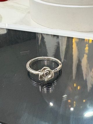 Anillo Pandora Rosa Plata