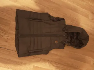 Chaleco acolchado mujer marrón