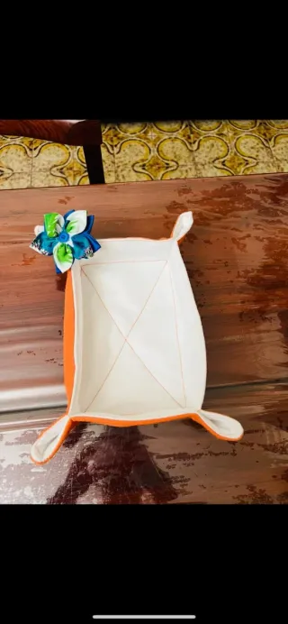 Cesto decorativo in tessuto