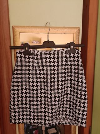 Completo giacca e gonna pied-de-poule