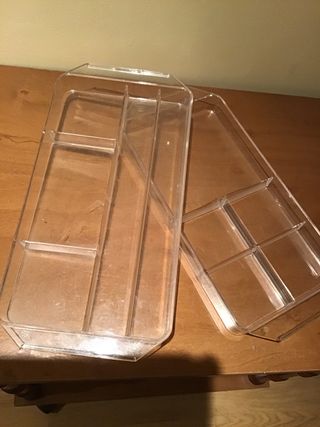 Organizzatori Cassetti Ikea in Plastica Trasparente