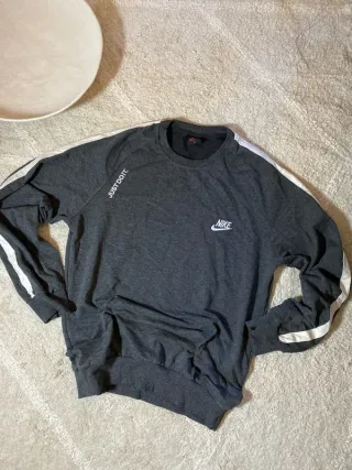 Felpa Nike grigia Just Do It taglia L