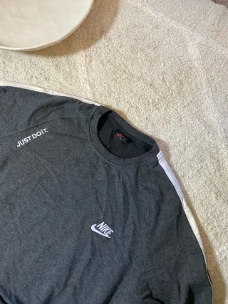Felpa Nike grigia Just Do It taglia L