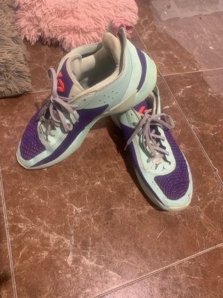 Jordan Luka Morado/Verde Azulado