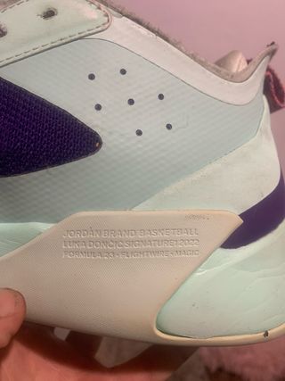 Jordan Luka Morado/Verde Azulado