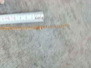 Collar vintage flecos oro y turquesa