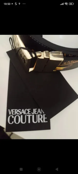 Cintura Versace Jeans Couture Uomo Nera