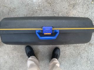 Maleta Samsonite Negra y Azul.