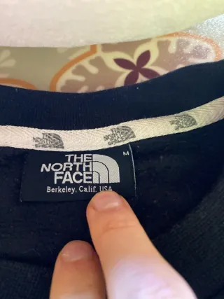 The North Face Sudadera Negra y Blanca