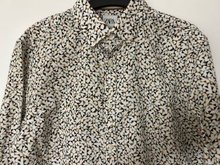 Camisa Zara Estampada Hombre