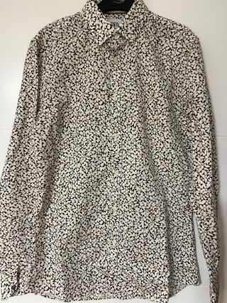 Camisa Zara Estampada Hombre