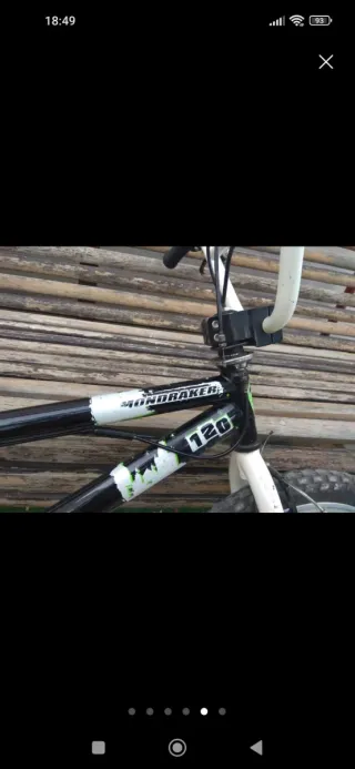 Bicicleta BMX Negra Mondraker 120