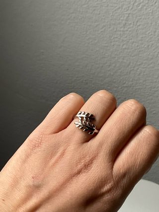 Anillo plata esterlina bague ring