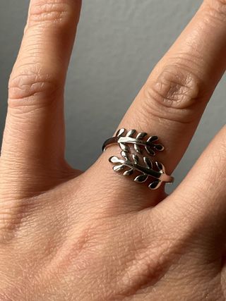 Anillo plata esterlina bague ring