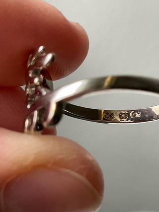 Anillo plata esterlina bague ring