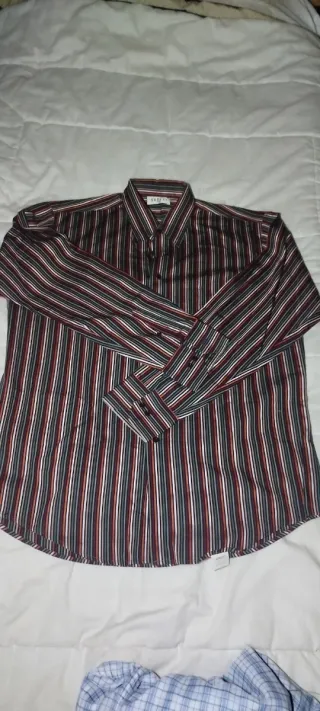 Camisa de rayas hombre talla L