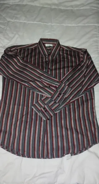Camisa de rayas hombre talla L