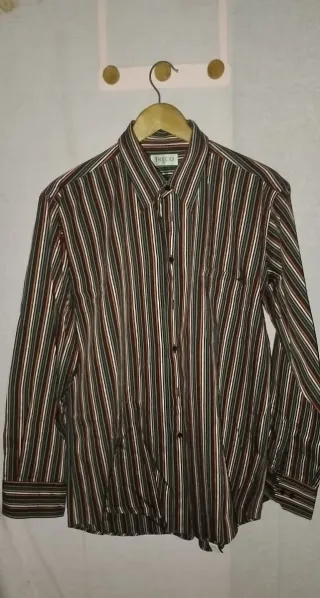 Camisa de rayas hombre talla L