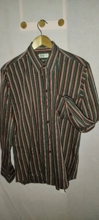 Camisa de rayas hombre talla L