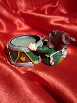 Portacandele Aiuto Babbo Natale