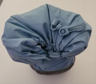 Chubasquero/Cortavientos Azul y Gris