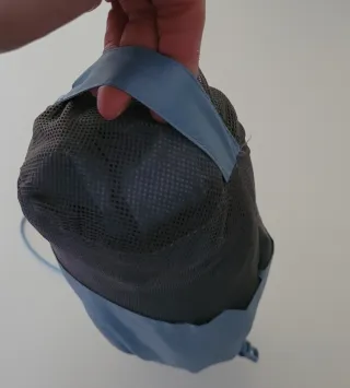 Chubasquero/Cortavientos Azul y Gris