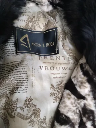 Abrigo Anton & Moda Mujer