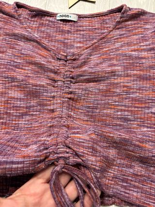 Top Noon T. XS Rojo/Morado