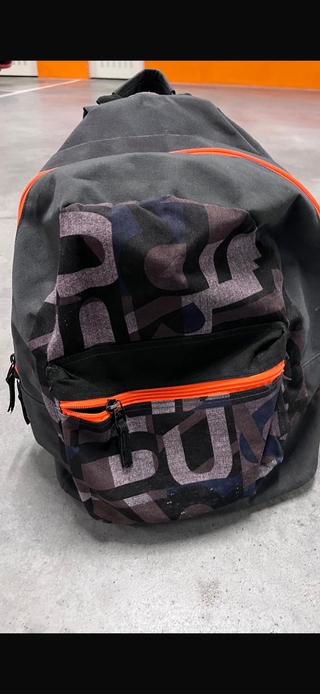 Mochila Quiksilver Negra y Multicolor