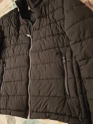 Cazadora Zara Negra Talla L