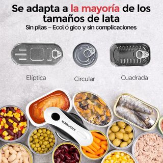 Abridor de latas eléctrico automático