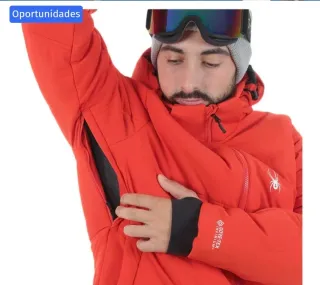 Giacca da sci Spyder Liability arancione da uomo