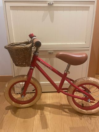Bicicleta Banwood Roja sin Pedales