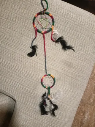 Atrapasueños artesanal multicolor