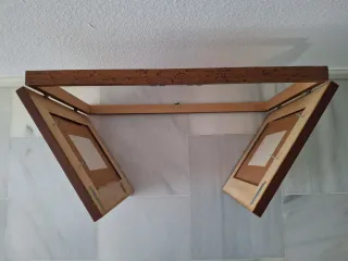 Mueble cubrecontador madera 2 puertas