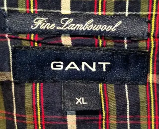 Maglione Gant Uomo Scollo V Marrone Grigio Taglia