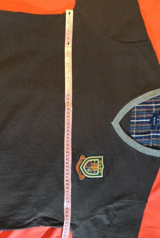 Maglione Gant Uomo Scollo V Marrone Grigio Taglia