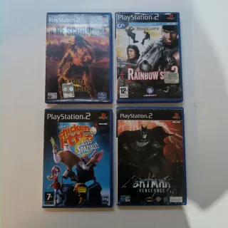 Sony PS2 Slim + Controller + 4 Giochi + Accessori
