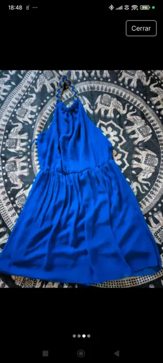Vestido de fiesta azul