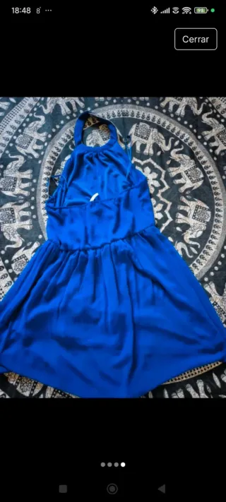 Vestido de fiesta azul