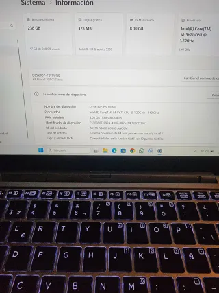 Tablet ordenador HP Elite x2 Plata